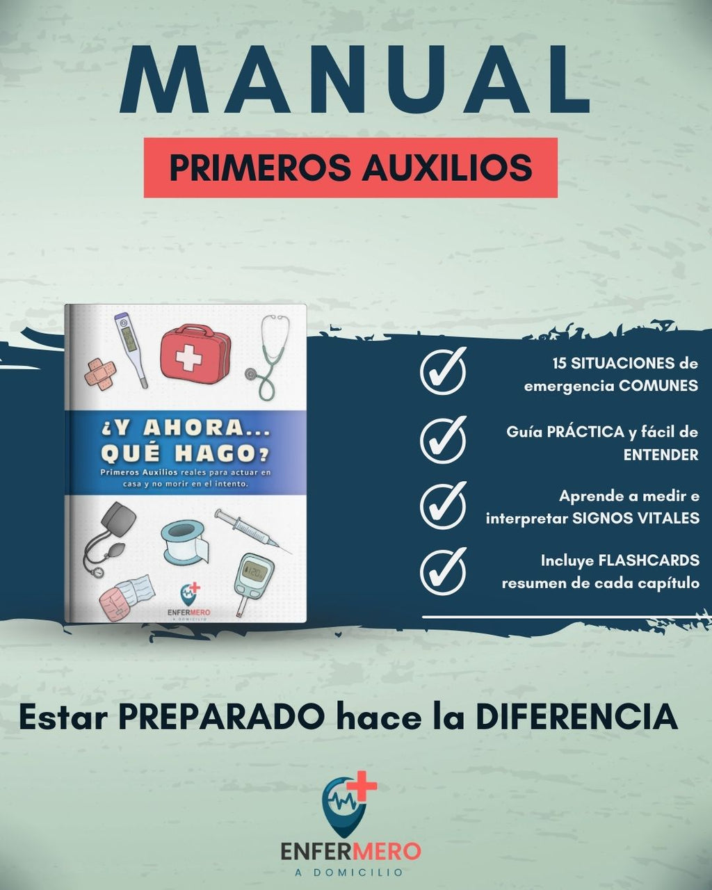 🔥PROMOCIÓN de lanzamiento: Botiquín de Primeros Auxilios y lleva GRATIS 🎁 el Manual Digital “¿Y ahora, qué hago?”
